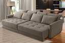 Ver imagem 1 de Sofá Cama Retrátil e Reclinável 2,30m com Molas Cairo Veludo Mirra Decor