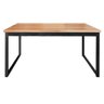 Mesa Escrivaninha Office Estilo Industrial 120x60x70 Nogal/preto Mesa para Escritório Estilo - 3