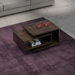 Mesa de Centro Diva JCM Movelaria Cacau - 2 Mesa de Centro Diva JCM Movelaria Cacau - 2