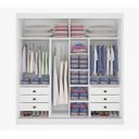 Ver imagem 4 de Guarda Roupa Cancun 2 Portas 100%mdf Ripado - Ddoro Móveis