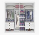 Ver imagem 4 de Guarda Roupa Cancun 2 Portas 100%mdf Ripado - Ddoro Móveis