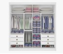 Ver imagem 3 de Guarda Roupa Cancun 2 Portas 100%mdf Ripado - Ddoro Móveis