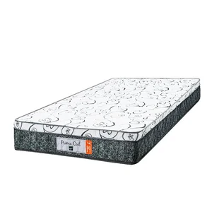 Colchão Solteiro Especial Prime Coil Europillow Cinza Mola Ensacada Comfort Prime 96x20x203