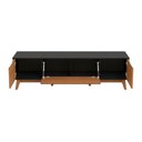 Ver mais imagens de Rack Kappesberg 3 Portas Preto Fosco/canela 180cm