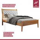 Ver imagem 2 de Cama Solteiro Vivare Josandro Amêndoa Mel / Welutop