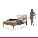 Ver imagem 5 de Cama Solteiro Vivare Josandro Amêndoa Mel / Welutop