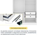 Ver mais imagens de Conjunto Infantil com Guarda Roupa e Cômoda Harmonia Yescasa Branco/Neve