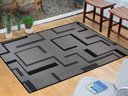 Ver imagem 1 de Tapete Sisal Antiderrapante com Protetor 586 1,50 X 2,00:sisal/preto