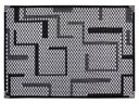Ver imagem 2 de Tapete Sisal Antiderrapante com Protetor 586 1,50 X 2,00:sisal/preto