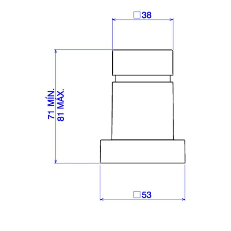 Acab P/reg 1/2,3/4e1 Pq Cubo-cr - 4900.c86.pq - Deca - 2