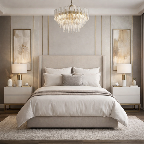 Kit 2 Mesinhas de Apoio para Cabeceira Cama Quarto Casal 45cm Compacta:branco