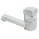 Ver imagem 2 de Pia Lavatório Banheiro 4L + Torneira Branca + Sifão Universal Sanfonado + Fita Veda Rosca