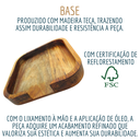 Ver imagem 4 de Descanso de Copo Luxo Porta Copo Couro com Suporte em Madeira