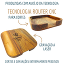 Ver imagem 7 de Descanso de Copo Luxo Porta Copo Couro com Suporte em Madeira