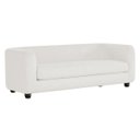 Ver imagem 1 de Sofá 3 Lugares Luxo Recepção Escritorio Sala Veneza 180cm Bouclé