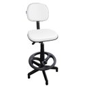 Ver imagem 1 de Cadeira Caixa Secretária Alta para Escritório com Branco