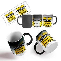 Caneca Mágica Engraçada Cuidado Esta Caneca Já Tem Dono - 2