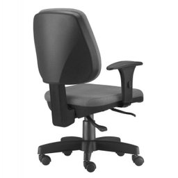 Cadeira Job Executiva Giratória para Escritório Reclinável Ergonômica Nr-17 Crepe Cinza - 2