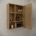 Ver imagem 3 de Espelheira de Banheiro Vittare 80cm Estilare Esp5001 Carvalho