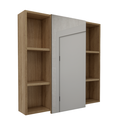 Ver imagem 1 de Espelheira de Banheiro Vittare 80cm Estilare Esp5001 Carvalho