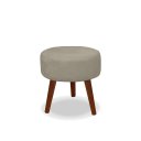 Ver imagem 5 de Kit 02 Poltrona Opala Decorativa Suede + 02 Puff Redondo Decorativo