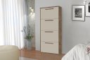 Ver imagem 1 de Sapateira Multiuso Ag 4 Portas Cor Canela / Off White