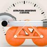Roda Abdominal Rolo Fitness para Exercícios Timer Freio - 5