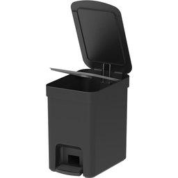 Lixeira Com Pedal 6Litros Trium Preto - OU - 6
