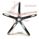 Ver imagem 5 de Estrela em Aluminio Resistente Grande Rodizios de Silicone