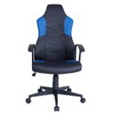 Ver imagem 2 de Cadeira Gamer Presidente Giratória Ergonômica Reclinável Azul