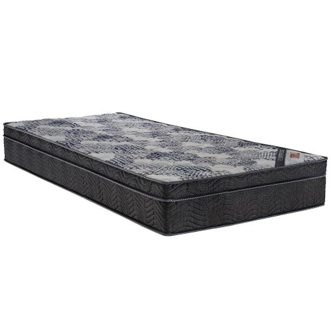 Colchão Solteiro Ortobom Iso Molas Superpocket Ortopillow Preto/azul 78x188x35