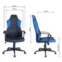 Ver imagem 6 de Cadeira Gamer Presidente Giratória Ergonômica Reclinável Vermelha