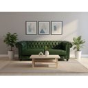 Ver imagem 2 de Sofá 3 Lugares Chesterfield Classico Verde