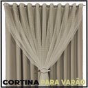 Ver imagem 6 de cortina blackout Fiori corta luz 7,00 x 2,40 c/voal bege