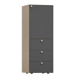Módulo 45x120 3 Gavetas 1 Porta Frame Cabecasa madeiramadeira - 10