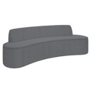 Ver imagem 1 de Sofá 4 Lugares para Sala de Estar Living 260cm Koane D06 Bouclê Cinza - Mpozenato