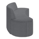 Ver imagem 4 de Sofá 4 Lugares para Sala de Estar Living 260cm Koane D06 Bouclê Cinza - Mpozenato