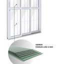 Ver imagem 5 de Porta de Aço Correr Lateral 3 Folhas com Grade Mosaico 213x150cm Riobras Pronto Branco