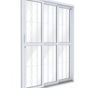 Ver imagem 1 de Porta de Aço Correr Lateral 3 Folhas com Grade Mosaico 213x150cm Riobras Pronto Branco