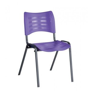 Cadeira Empilhavel Iso Roxo