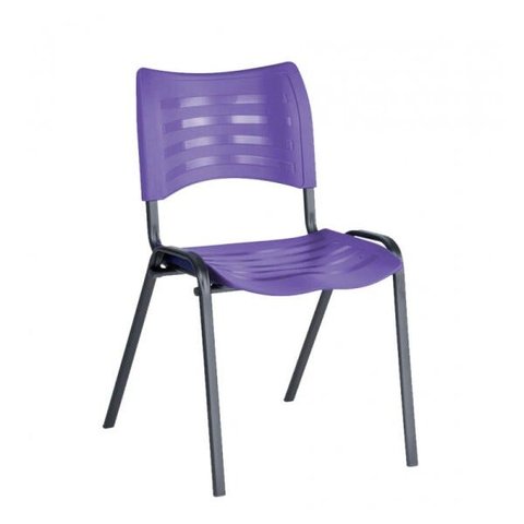 Cadeira Empilhavel Iso Roxo
