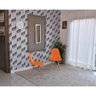 Conjunto de Mesa Dobrável Retrátil 1,40 Volpi Inox + 2 Cadeiras Eiffel - Laranja - 4