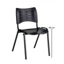 Ver imagem 2 de Cadeira Empilhavel Iso Preto
