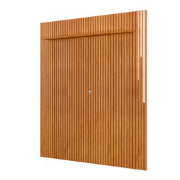 Painel Paris Ripado com Led e Prateleira 2,28x2,50 Naturalle - 4