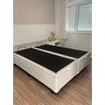 Box Bau Queen Size Linho Bege Blindada 1,58 X 1,98 - 1