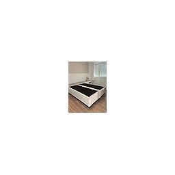 Box Bau Queen Size Linho Bege Blindada 1,58 X 1,98 - 3