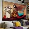 Quadro Decorativo Pablo Picasso Natureza Morta:150x100/PRETA - 4