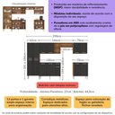 Ver imagem 3 de Armário Cozinha Modulada Completa 298cm Pequim Top Multimóveis Mp3768 Madeirado/preto