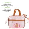Bolsa Grande Infantil Impermeável Para Viagem Luxo Medalha: Urso Rosa - 2
