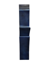 Ver imagem 1 de Decoração Escultura de Parede Abstrata em Aço Cor Azul Exclusiva no Brasil Base em MDF Para Sala Qu